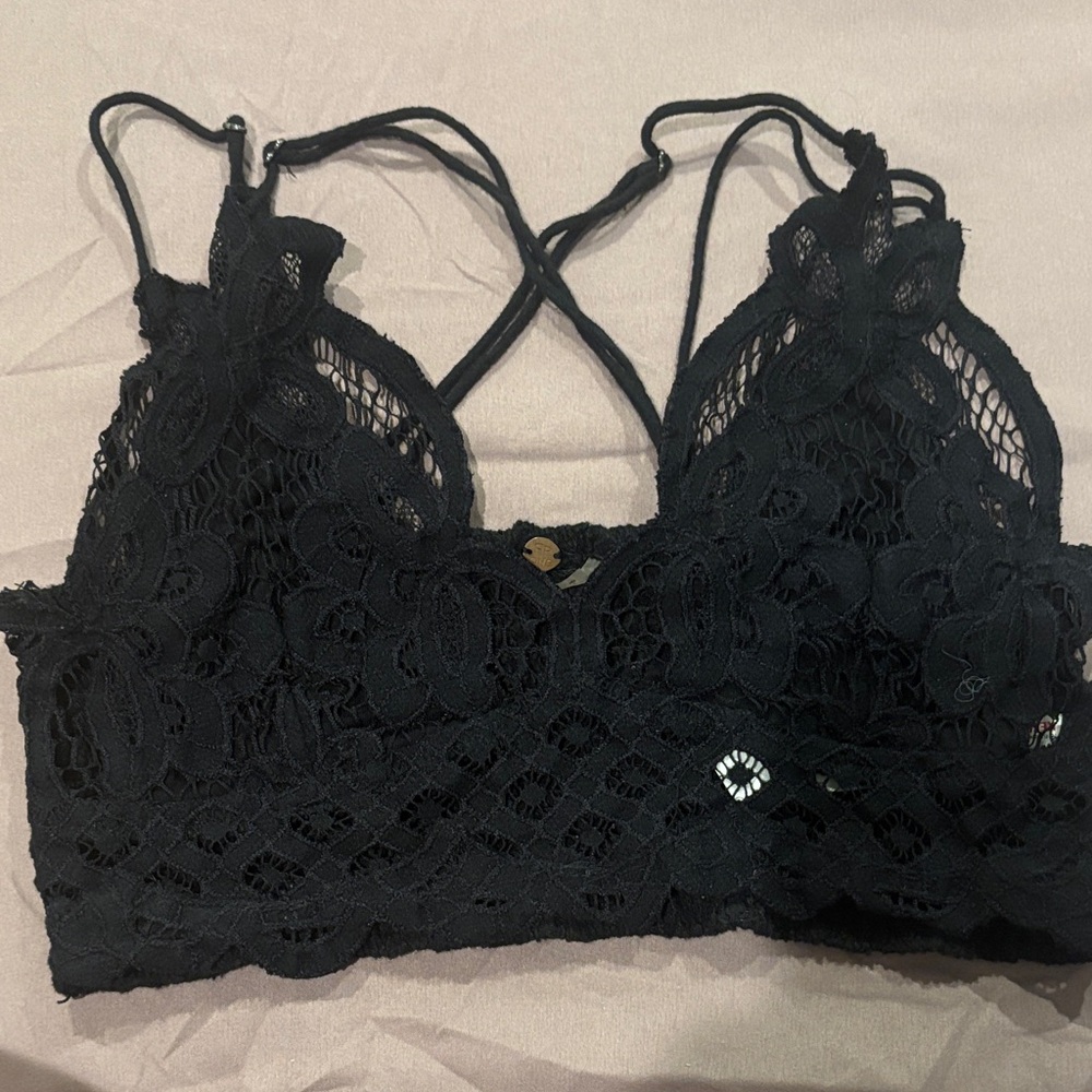 Elegant Black Lace Bralette